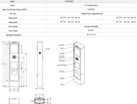 Barrière automatique solaire avec télécommande et caméra LPR pour chantier de construction