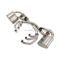 Header Manifold Knalpot + Sistem Knalpot Lengkap Catback untuk Porsche 911 997.2 3.6 3.8 2004-2012 SS304 Knalpot Performa Tinggi 1:1 OEM Fitment