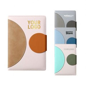 Custom Logo Business <b>Notepad</b> for School Students Color Cute PU Leather <b>A5</b> Diary Notebook - Product Image 1