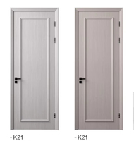 Porte intérieure en bois massif écologique de style rétro moderne, finition battante pour appartements et espaces résidentiels