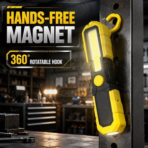 Lámpara de Trabajo Magnética LED Manos Libres, Lámpara de Taller Portátil con Clip para Mantenimiento de Garajes - Product Image 2