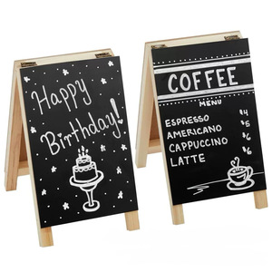 Pizarra de Madera Desmontable, Letrero de Pizarra Pequeño Reutilizable para Panadería, Comercio Minorista, Decoración de Mesa para Fiestas, Etiqueta con Número - Product Image 2