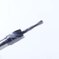 Foret étagé à cannelure droite en carbure monobloc pour routeur CNC D6, fraise à métaux CNC, foret étagé en carbure