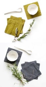 แผ่นรองจานรูปสี่เหลี่ยมผืนผ้าจากผักตบชวา 100% ธรรมชาติ เป็นมิตรกับสิ่งแวดล้อม ขนาด 25 ซม. x 35 ซม. - Product Image 2