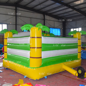 Mini château gonflable et combo structure de jeux à <span class=keywords><strong>louer</strong></span>, PVC écologique, capacité 480 kg, 5m x 5m x 3,5m, pour fêtes d'<span class=keywords><strong>anniversaire</strong></span> d'enfants de 3 à 12 ans - Product Image 2
