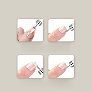 Taladro Eléctrico Bidireccional de 3 Velocidades para Uñas, Máquina de Manicura de 12 Puntas, Removedor de Cutículas, Profesional, Inalámbrico, USB - Product Image 2