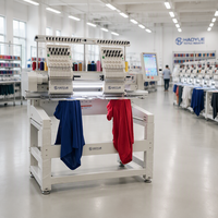 Broderie de casquettes plates multifonctions pour petites entreprises et ateliers