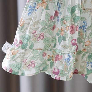 Verano Infant Toddler Pastoral Casual Algodón O-cuello Baby Girl Dress - Product Image 4