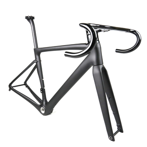 Khung xe đạp đường trường Carbon mới, bán buôn nhà máy, BSA, dẫn hướng dây dẫn hoàn toàn ẩn, tất cả dây dẫn bên trong, phanh đĩa, bộ khung xe đạp - Product Image 5