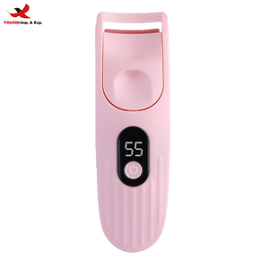 Rizador de Pestañas Térmico al por Mayor, Recargable por USB, Portátil, de Plástico, Herramienta de Maquillaje Rosa con Pantalla Digital, GZ RTS, Pedido Mixto a Granel - Product Image 1