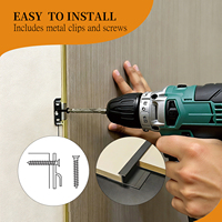 Panel de Pared de PVC Impermeable Moderno al por Mayor, Revestimiento Decorativo de Pared para Interiores, para Sala de Estar Comercial y Residencial