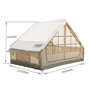 6.3 ㎡   Tenda Gonfiabile da Campeggio per Esterni, Design a Cucce Resistente alla Pioggia, Pronta all'Uso per Quattro Stagioni, Indice di Impermeabilità 2000-3000mm - Product Image 3