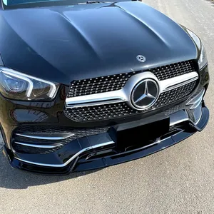 สปอยเลอร์กันชนหน้า StarNav 2020 สำหรับรถเบนซ์ GLE Class W167 C167 GLE350 GLE450 GLE53 AMG ชุดแต่ง ABS ด้านล่าง - Product Image 1