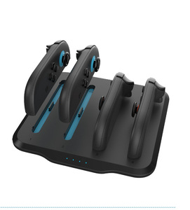 Station de charge 4-en-1 pour <span class=keywords><strong>Switch</strong></span> 2, chargeur magnétique pour manettes Joy-Con, support de charge Type C avec protection contre les surtensions et les surintensités - Product Image 2