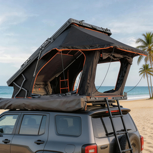 Carpa de Techo Rígida para 4 Personas, Impermeable, de Poliéster, para Viajes en 4x4, Plegable, para Coche, Camioneta, Camping - Product Image 1