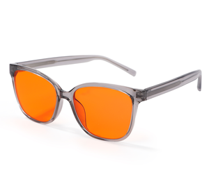 Männer Frauen Schlaflos igkeit Nacht Verwenden Sie transparente graue Orange Bernstein Tönung Anti Blaulicht Blocking Filter Computer Brille - Product Image 4