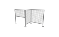 Vichguard, máquina de valla de seguridad con marco recubierto de polvo, sistema de protección de seguridad para enrejado y puertas de Metal