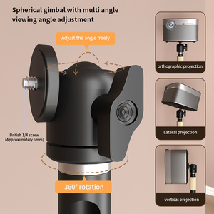 <span class=keywords><strong>Support</strong></span> de <span class=keywords><strong>sol</strong></span> universel pour projecteur Siying à angle réglable, 1/4, longueur réglable 118-150 cm, capacité de charge 10 kg, pour mur, canapé, lit - Product Image 5