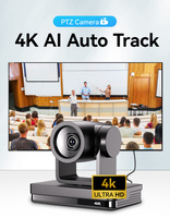 Sistema Profesional de Transmisión en Vivo 4K con Zoom 12X, Seguimiento Automático por IA, Cámara PTZ NDI POE 4K con Controlador de Joystick para Grandes Eventos