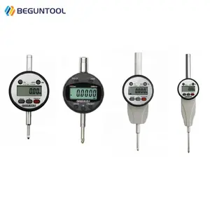 GUANGLU indikator Dial 0-1mm0.01 Indicator 0-12.7/25/50 0.001mm Bluetooth Digital indikator alat ukur