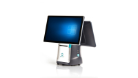 SUNSON-monitor de pantalla táctil dual, impresora térmica todo en uno, con caja registradora pos de 58/80mm