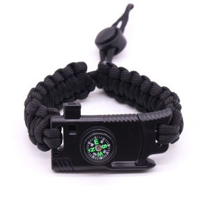 Pulsera Táctica de Supervivencia con Brújula y Cuchillo, para Campismo al Aire Libre, con Cordón de Paracaídas, Capacidad de 550 lb - Product Image 5