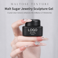 Gel à strass haute transparence, forte adhérence, sans résidu, longue tenue, sans jaunissement, colle à strass pour ongles, diamant pour ongles.