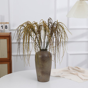 Ramas Artificiales con Capullos de Semillas en Cascada, Bayas de <span class=keywords><strong>Sauce</strong></span> Colgantes Artificiales para Decoración Interior de Hoteles de Alta Gama, Estilo Zen Minimalista - Product Image 1