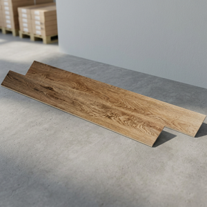 Suelo SPC PrimeLuxe, Aspecto de Madera Mate Texturizado, Tabla Ancha, Interior, Marrón Roble, Rectangular - Product Image 2