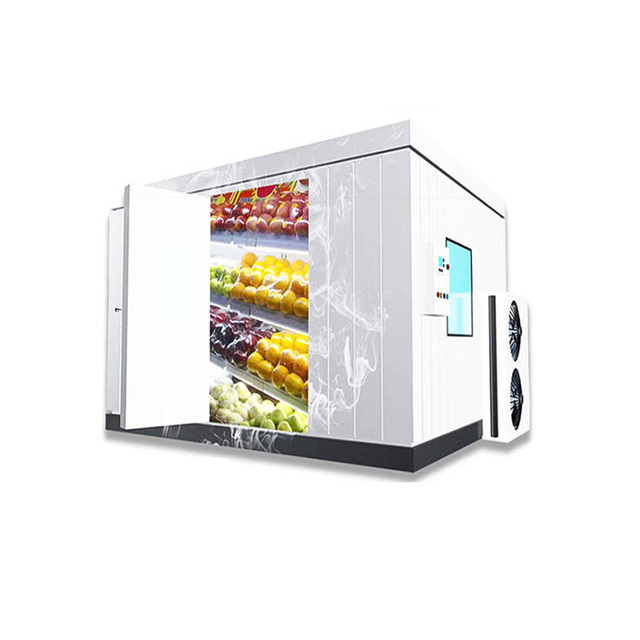 Zhongsheng Container Cold Storage Room for Meat & Seafood with Soundproof Panels Remote Control Solar Option 1-Year Warranty