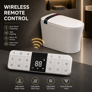 P Trap Smart Toilet Japanese Toilet Automatic Smart Smart Commode Toilet Smart Toilets for Bathroom with Built-in Bidet - Product Image 3