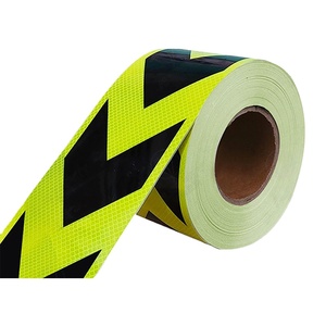 Bande réfléchissante de signalisation de danger à haute intensité, bande réfléchissante de sécurité autocollante pour voiture, bande réfléchissante de nuit - Product Image 3
