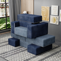 Saien ensemble de meubles 12pcs canapés modulaires canapé mousse tissu sous vide chaise canapé salon compressé enfants canapés