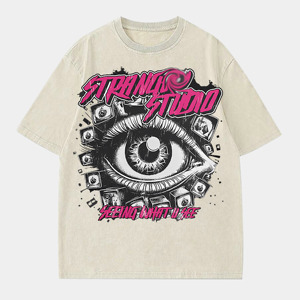 Entrepô<span class=keywords><strong>t</strong></span> local américain : <span class=keywords><strong>T</strong></span>-shirt graphique lavé Strang Studio « Seeing What <span class=keywords><strong>U</strong></span> See » multicolores, design personnalisable - Product Image 1