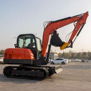 Nouvelle excavatrice équipement lourd excavatrice Chine prix de 6.5 tonnes moteur pelle sur chenilles Nation II émission - Product Image 3