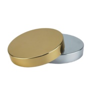 Pots à cosmétiques en plastique aluminium, brillant, 89400 89/400, métal or, plastique doré, couvercles pour grande bouche, vente en gros, offre spéciale