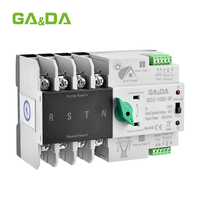 Saklar Transfer Otomatis Tenaga Surya Dual Power ATS 2P 3P 4P 100A Tipe PC