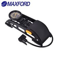 Pompe à pied portable personnalisable MAXFORD avec affichage de manomètre 160 PSI pour vélos