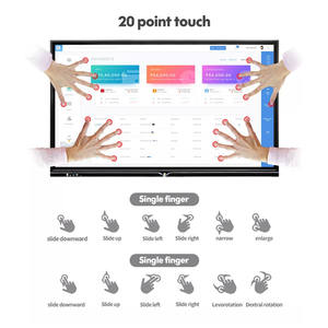 Android OPS de 75 pulgadas, pantalla plana 4K multitáctil para niños, oficina, aula, tablero inteligente electrónico, pantalla táctil interactiva - Product Image 3