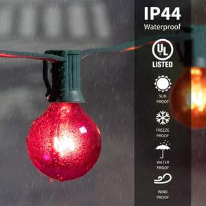 <span class=keywords><strong>Guirlande</strong></span> lumineuse d'<span class=keywords><strong>ampoule</strong></span> à boule G40 de 25 pieds et 50 pieds, <span class=keywords><strong>guirlande</strong></span> de jardin étanche pour l'extérieur, fête de Noël et <span class=keywords><strong>terrasse</strong></span> - Product Image 6