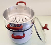 Ensemble de pot couscous en aluminium