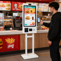 Quiosco de Autoservicio Todo en Uno Grande con SDK, Impresora Térmica de 80 mm, Escáner de Código de Barras y Sistema de Pago Windows/Android, de Pie