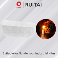 Brique réfractaire en corundum-mullite, résistante aux chocs thermiques et à haute résistance à la compression, largement utilisée dans les fours industriels thermiques