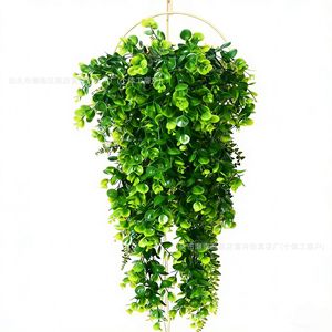 Artificial Eucalyptus <b>Hanging</b> Plant Vines Plastic Soft <b>Wire</b> Bouquet Home Outdoor Decor Greenery 45 Stitches 39 Stitches Autumn - Product Image 5