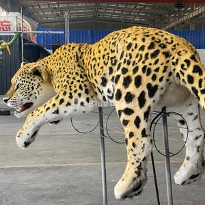 Modelo de Leopardo Animatrónico de Alta Calidad, el Gato Más Grande, Decoración Atractiva para Parques Temáticos Interiores - Product Image 6