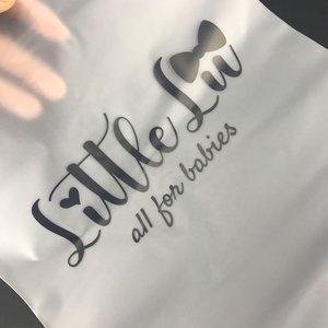 Hot bán bán buôn Chất lượng cao tùy chỉnh thiết kế logo in nhựa dây kéo Frosted quần áo bao bì túi - Product Image 4