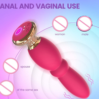 Vibromasseur anal en silicone médical télécommandé, stimulateur de prostate, appareil de masturbation pour hommes et femmes, sex toy, plug anal