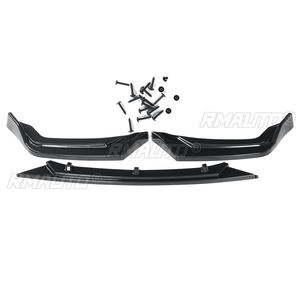3Pcs <b>Car</b> Front Bumper Splitter Lip <b>Diffuser</b> Body Kit Spoiler Protector Cover Guard <b>for</b> Honda <b>for</b> Civic Hatchback & Si 2016-2020 - Product Image 4