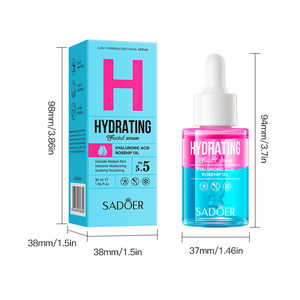 핫 세일 도매 SADOER 히알루론산 로즈 이중층 진정 미백 보습 에센스 수분 공급 스킨케어 세럼 - Product Image 6