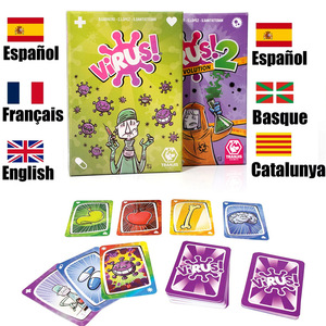 Contagiously Virus 1 2 3 Versión Correcta, Juego de Mesa Familiar Divertido con Cartas de Papel - Product Image 6